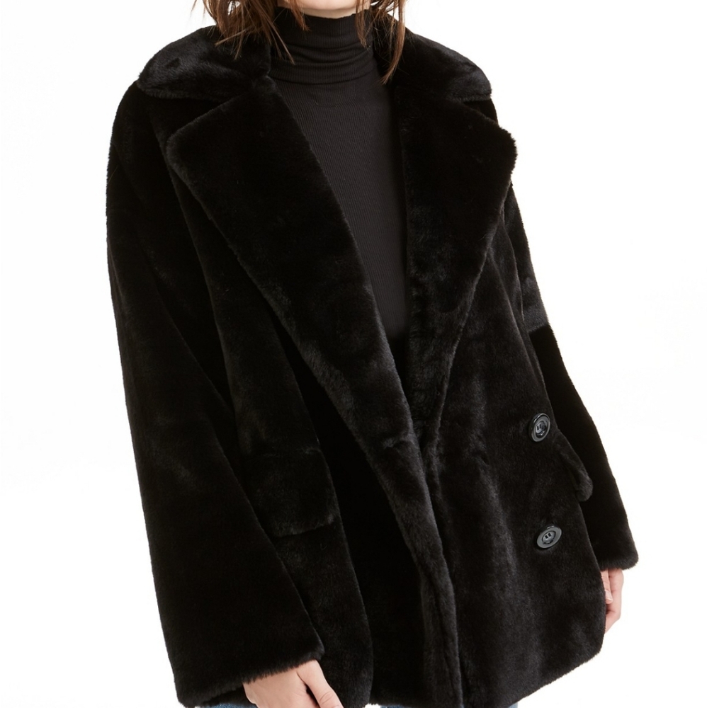 Free People Kate Faux Fur Coat